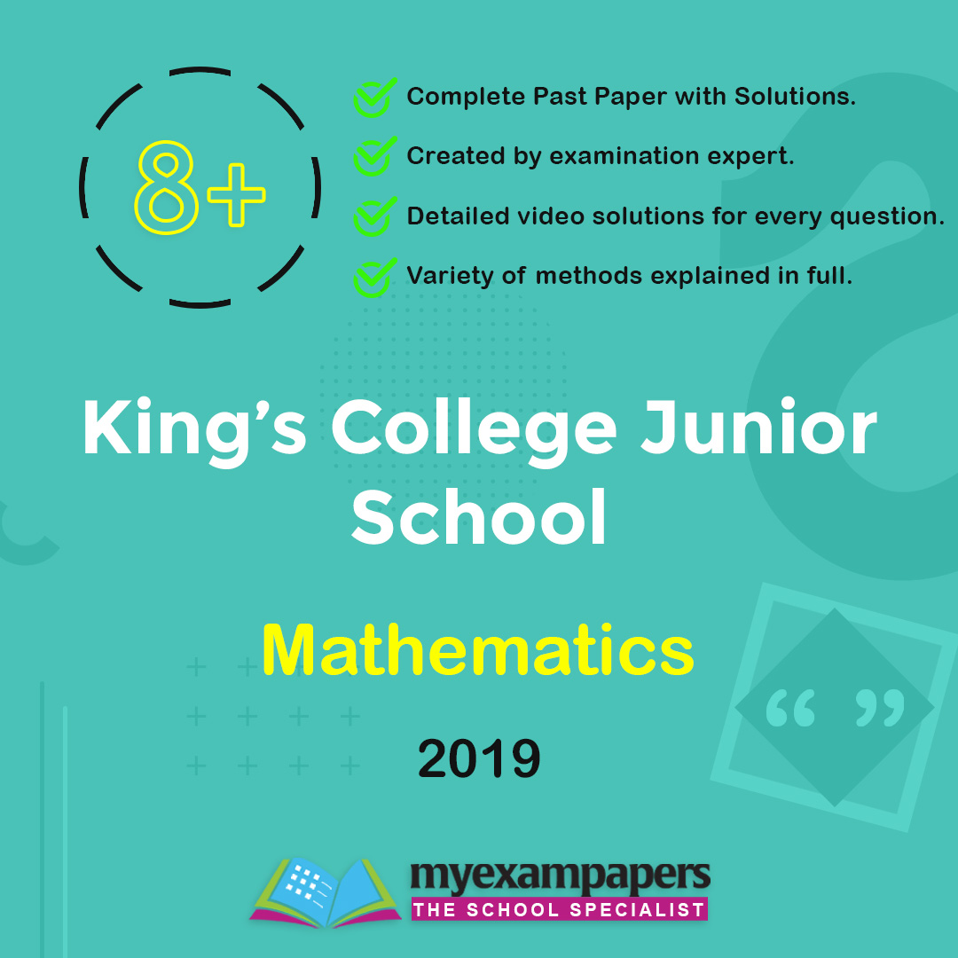 8+ King's College Junior School Mathematics