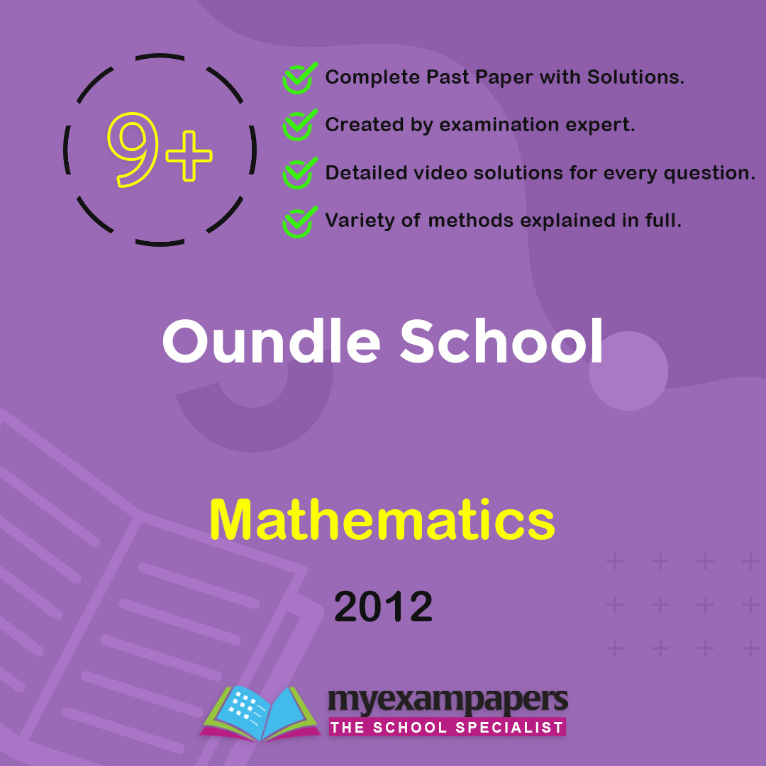 9+ Oundle School Mathematics (2012)