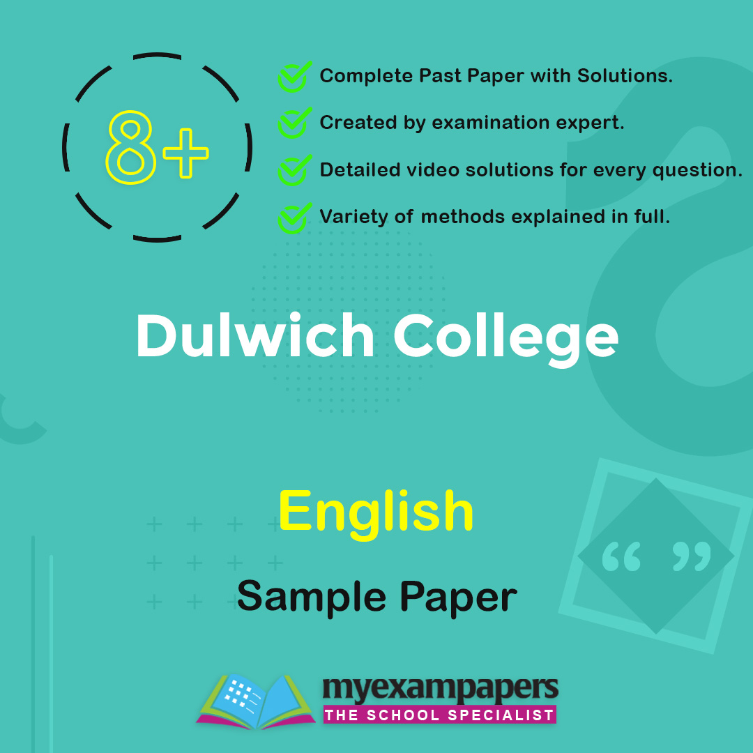 8+ Dulwich College English