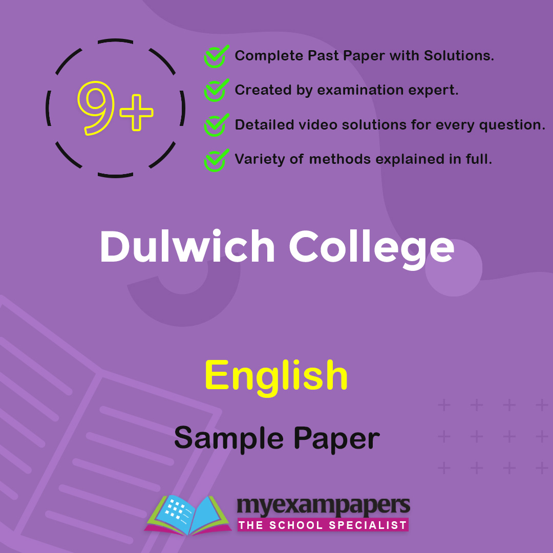 9+ Dulwich College English