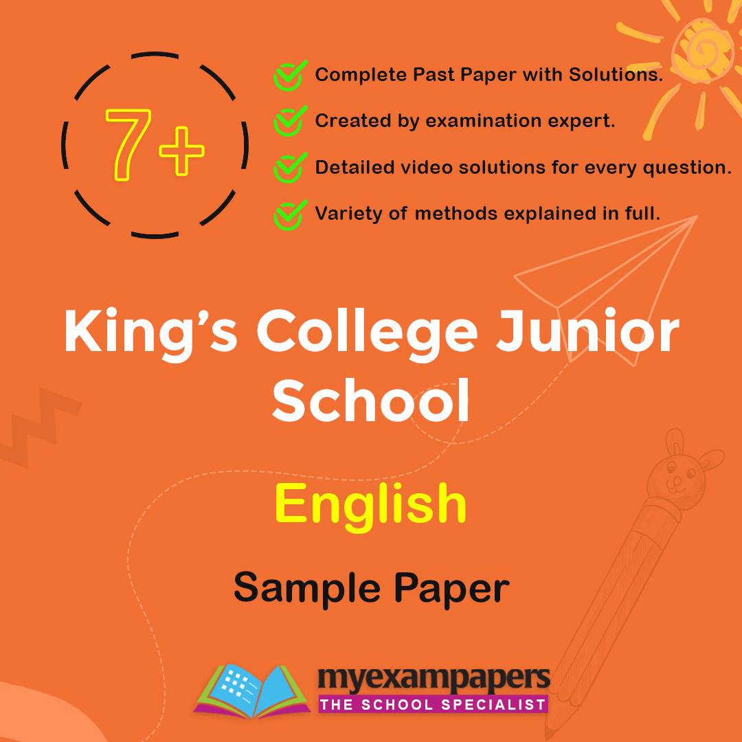 7+ King's College Junior School English