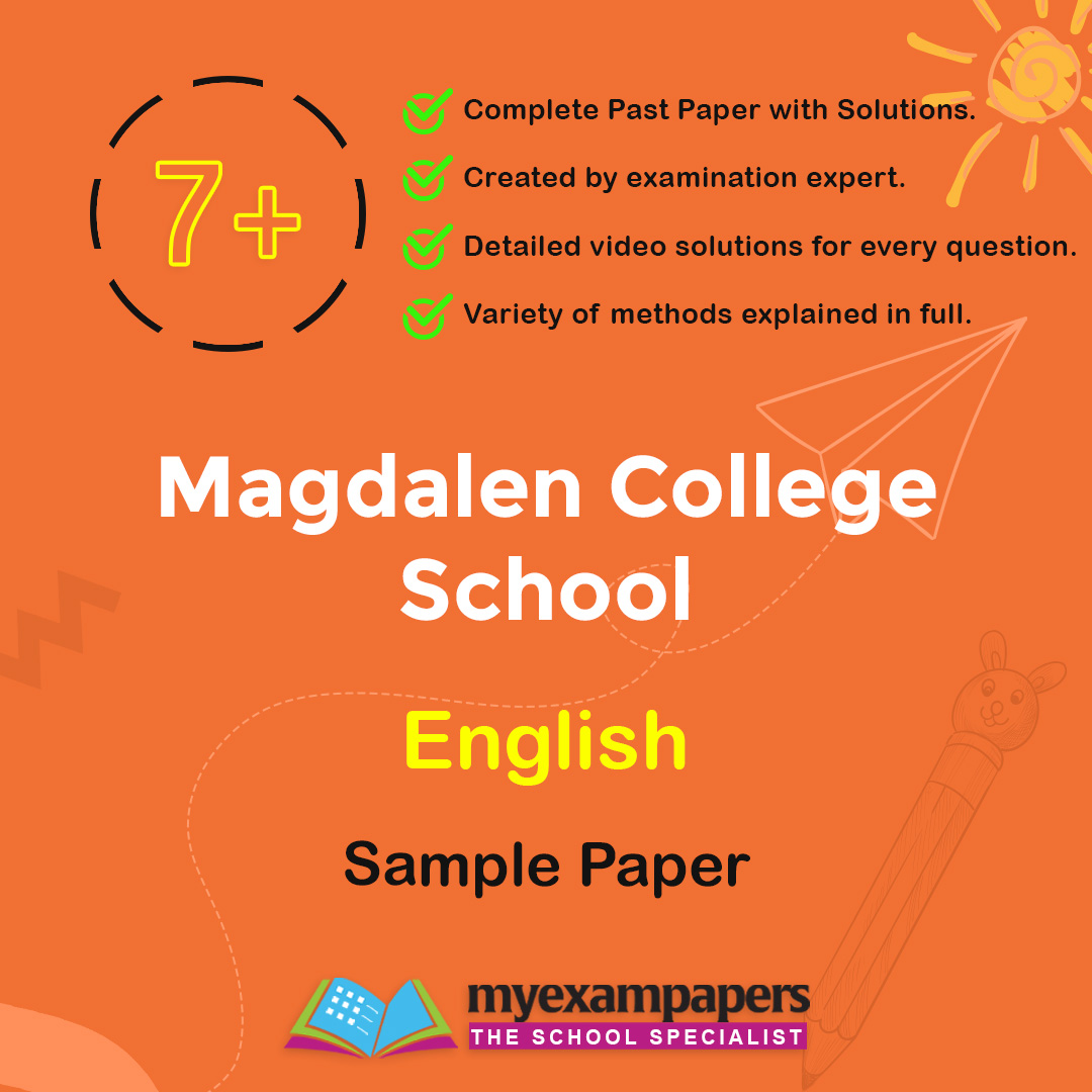 7+ Magdalen College School English