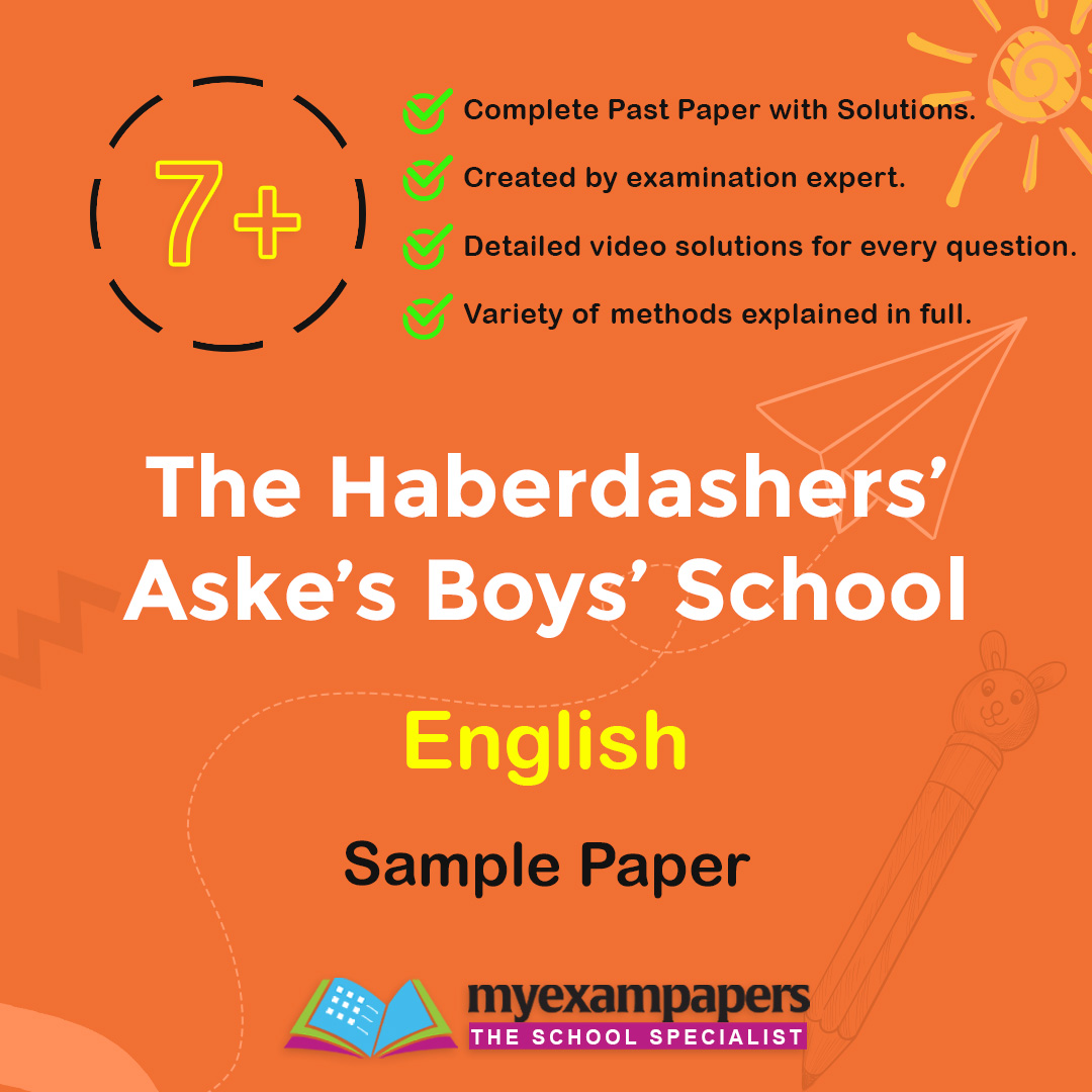 7+ The Haberdashers’ Aske’s Boys’ School Elstree English
