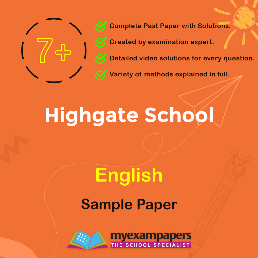 7+ Highgate School English