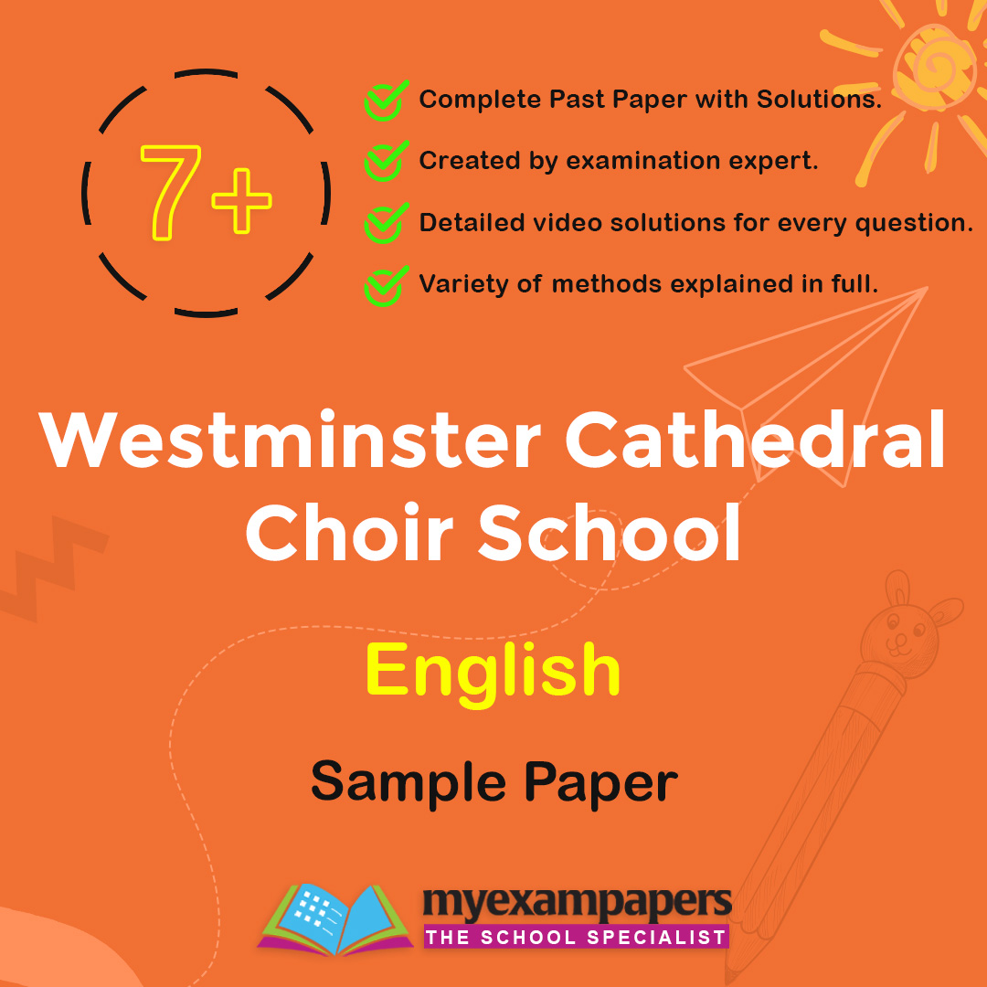 7+ Westminster Cathedral Choir School English